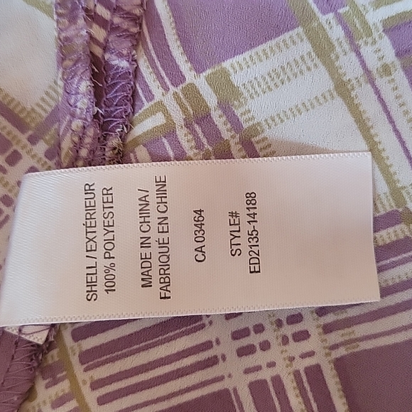 Womens hi-low zipper detail blouse - Picture 7 of 7